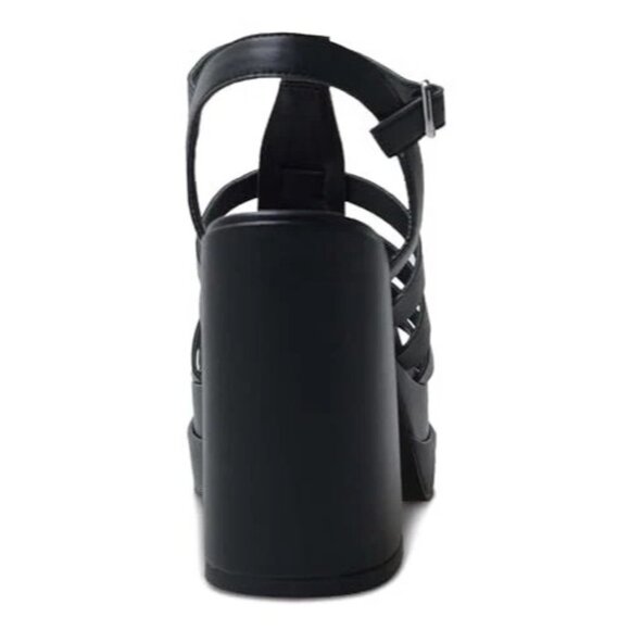 Wild Pair Womens Platform Sandals Block Heels - Picture 3 of 4